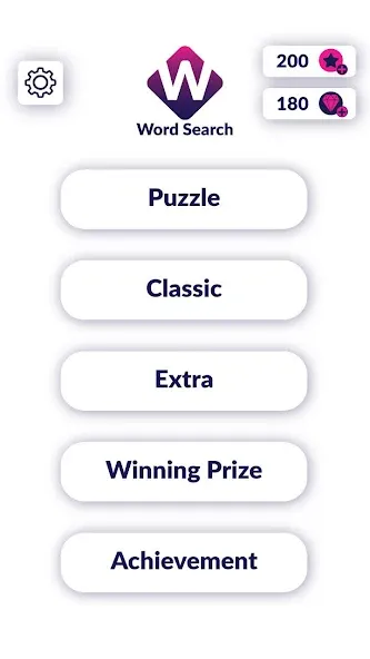 Word Search Puzzle [MOD: безлимитные подсказки и открыты все уровни] Screenshot 2