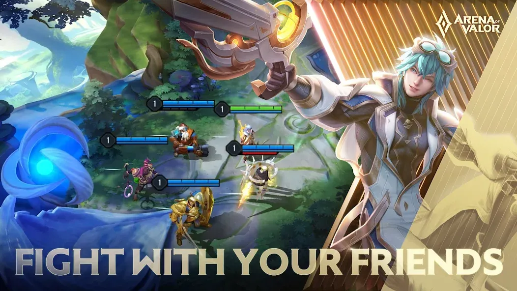 Arena of Valor [MOD: безлимитные ресурсы и усиленные герои] Screenshot 1