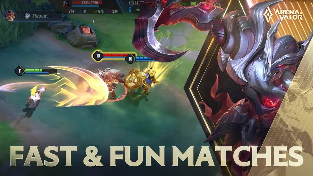 Arena of Valor [MOD: безлимитные ресурсы и усиленные герои] Screenshot 2
