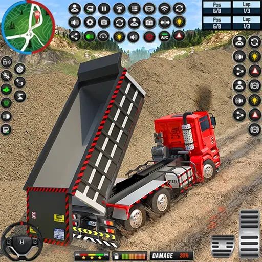 Cargo Truck Driving Truck Game [MOD: безлимитные деньги и топливо] Screenshot 1