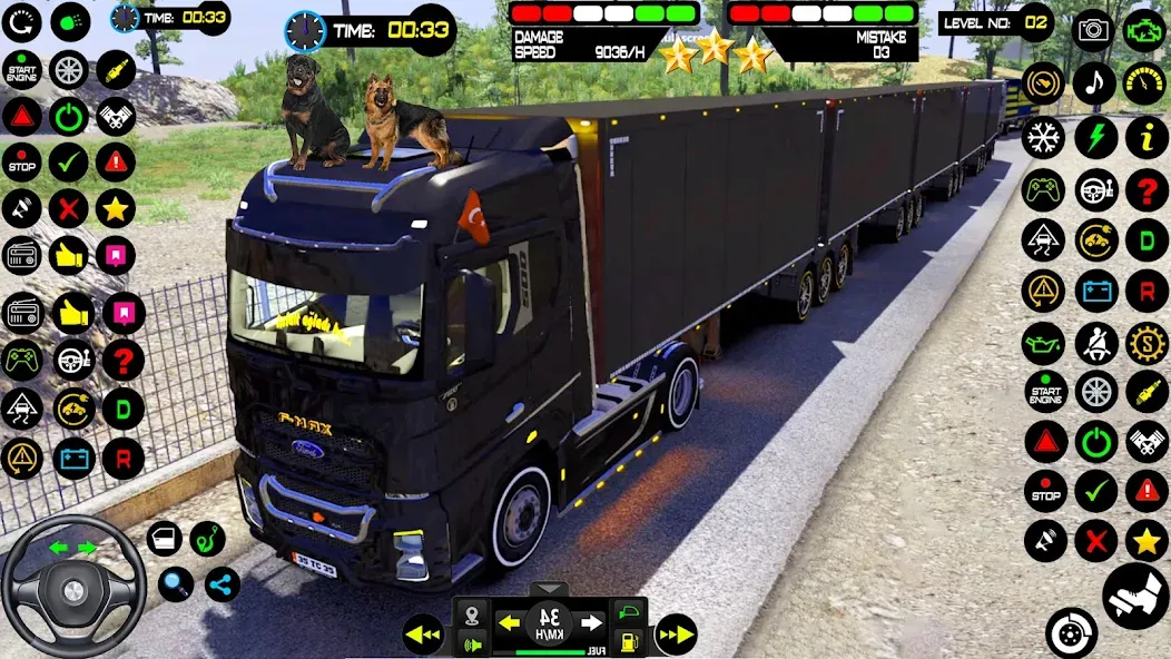 Cargo Truck Driving Truck Game [MOD: безлимитные деньги и топливо] Screenshot 3