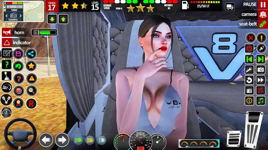 Cargo Truck Driving Truck Game [MOD: безлимитные деньги и топливо] Screenshot 4