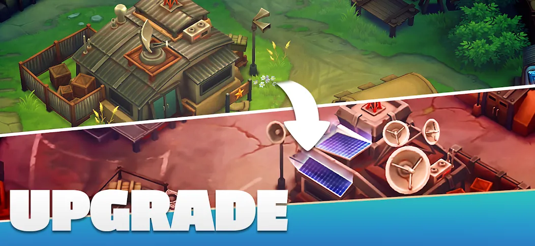 GUNS UP! Mobile War Strategy [MOD: безлимитные ресурсы и мощная армия] Screenshot 3