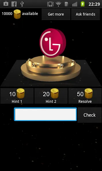 3D Logo Quiz [MOD: открыты все логотипы и уровни] Screenshot 4