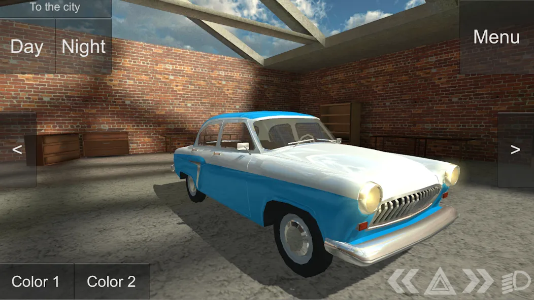 Russian Classic Car Simulator [MOD: безлимитные деньги и все машины] Screenshot 1