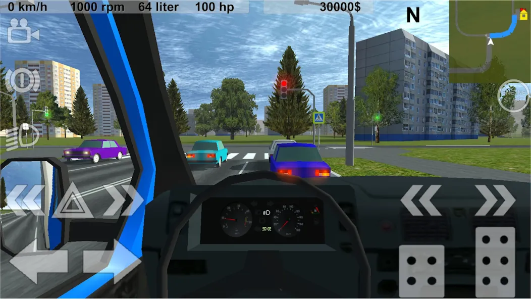 Russian Light Truck Simulator [MOD: безлимитные деньги и топливо] Screenshot 3