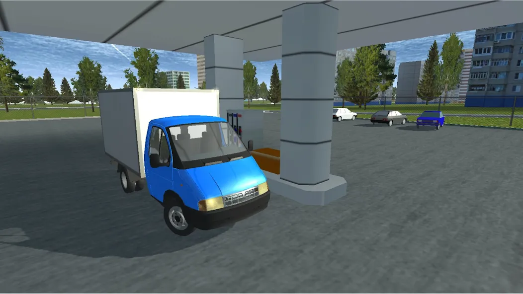 Russian Light Truck Simulator [MOD: безлимитные деньги и топливо] Screenshot 4