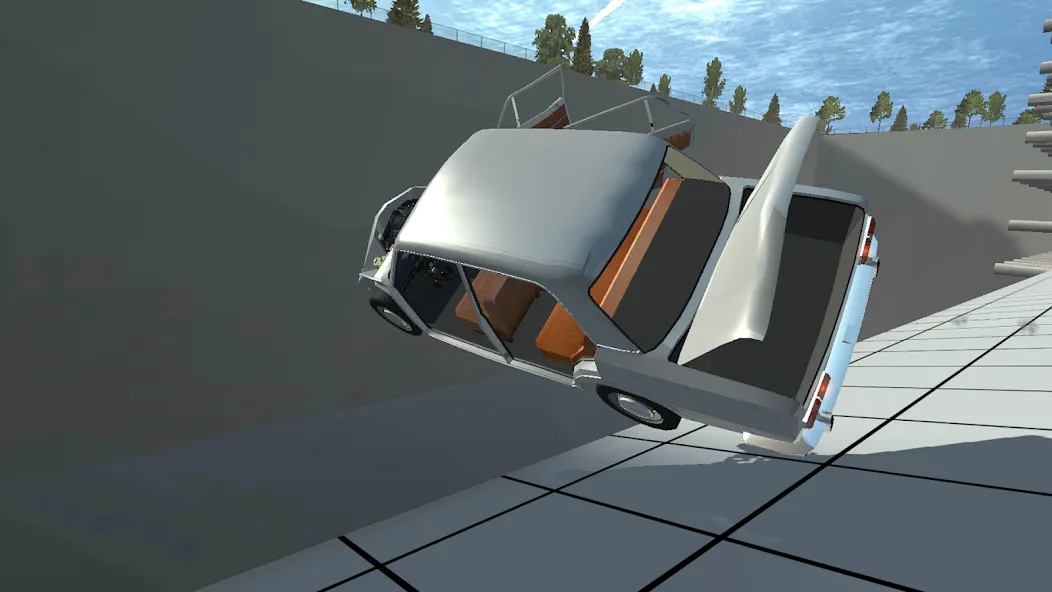 Simple Car Crash Physics Sim [MOD: реалистичная физика и разрушения] Screenshot 2