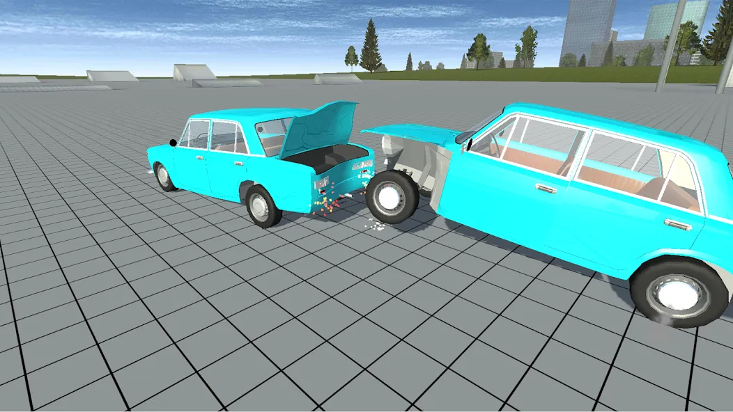Simple Car Crash Physics Sim [MOD: реалистичная физика и разрушения] Screenshot 4