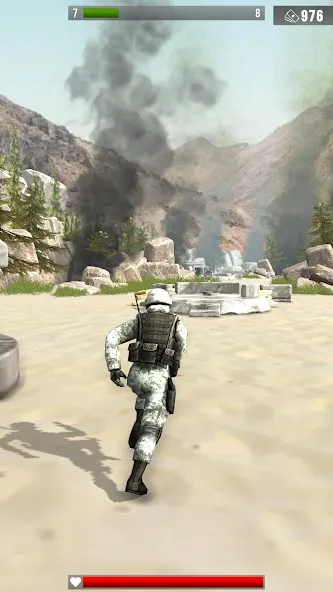 Infantry Attack: War 3D FPS [MOD: безлимитные деньги и оружие] Screenshot 1