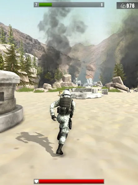 Infantry Attack: War 3D FPS [MOD: безлимитные деньги и оружие] Screenshot 4
