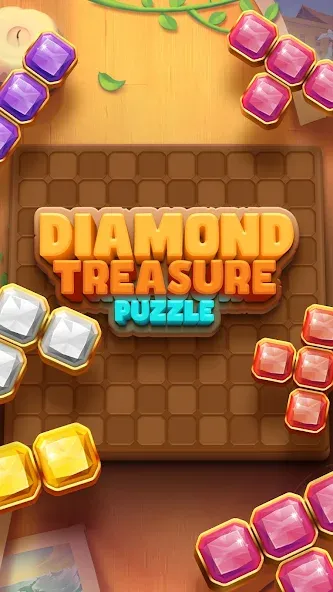 Diamond Treasure Puzzle [MOD: безлимитные подсказки и ходы] Screenshot 1