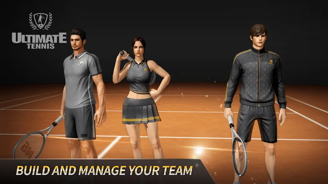 Ultimate Tennis: 3D online spo [MOD: безлимитные деньги и энергия] Screenshot 2