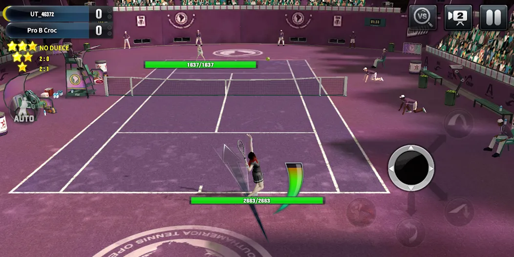 Ultimate Tennis: 3D online spo [MOD: безлимитные деньги и энергия] Screenshot 5
