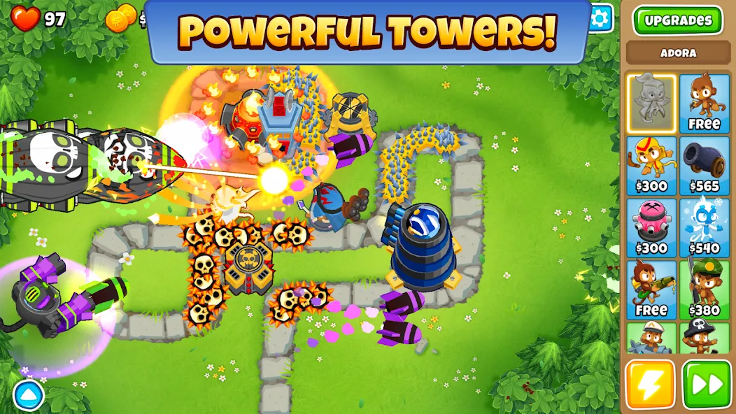 Bloons TD 6 [MOD: безлимитные деньги и улучшения] Screenshot 2