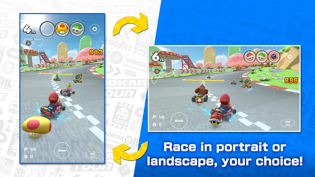Mario Kart Tour [MOD: безлимитные монеты и разблокированы все карты] Screenshot 3