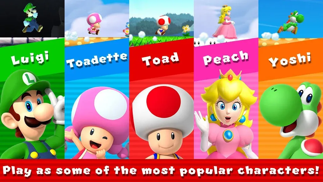 Super Mario Run [MOD: безлимитные монеты и разблокированы уровни] Screenshot 3
