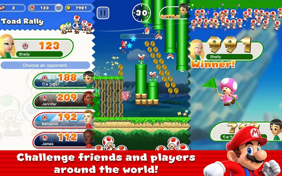 Super Mario Run [MOD: безлимитные монеты и разблокированы уровни] Screenshot 4
