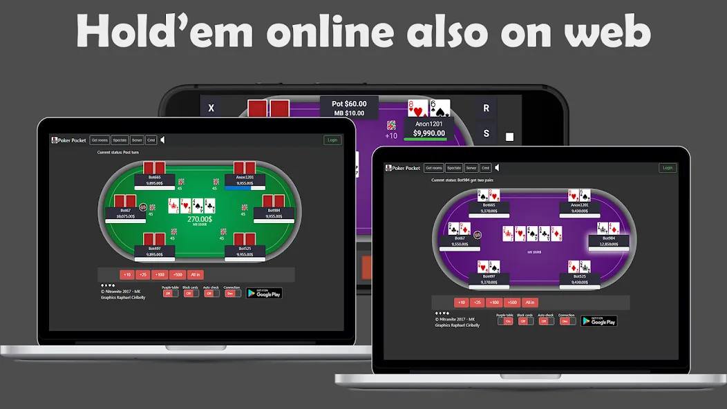 Poker Pocket Poker Games [MOD: безлимитные фишки и все режимы] Screenshot 2