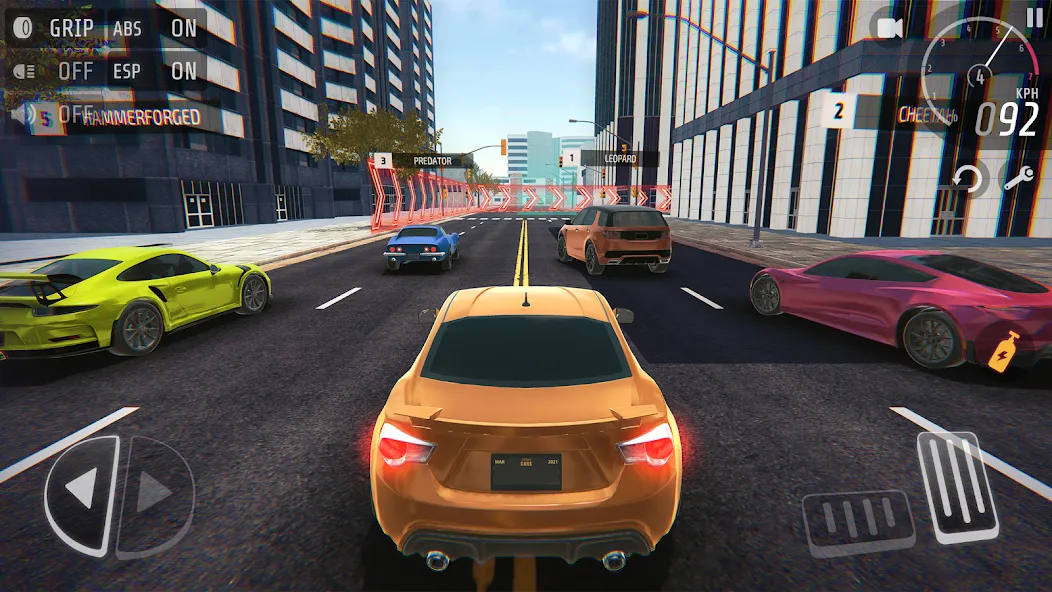 Nitro Speed car racing games [MOD: безлимитные деньги и топливо] Screenshot 1
