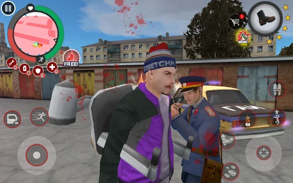 Slavic Gangster Style [MOD: безлимитные деньги и оружие] Screenshot 2