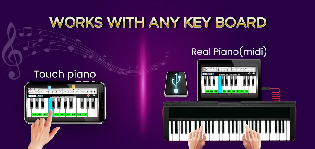 Real Piano Teacher [MOD: уроки пианино без ограничений] Screenshot 5