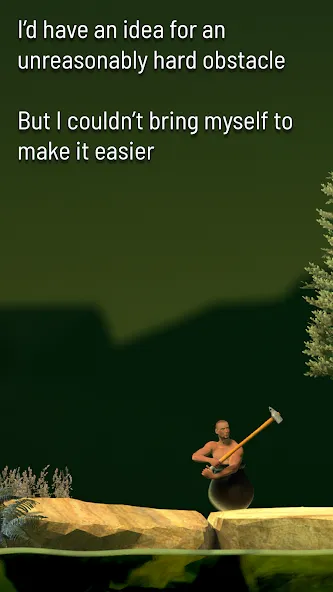 Getting Over It [MOD: бесконечные попытки и лёгкое прохождение] Screenshot 2