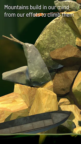 Getting Over It [MOD: бесконечные попытки и лёгкое прохождение] Screenshot 4