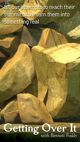 Getting Over It [MOD: бесконечные попытки и лёгкое прохождение] Screenshot 5