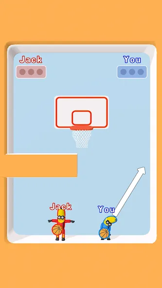 Basket Battle [MOD: безлимитные монеты и усиленный бросок] Screenshot 3
