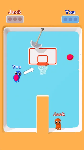 Basket Battle [MOD: безлимитные монеты и усиленный бросок] Screenshot 4