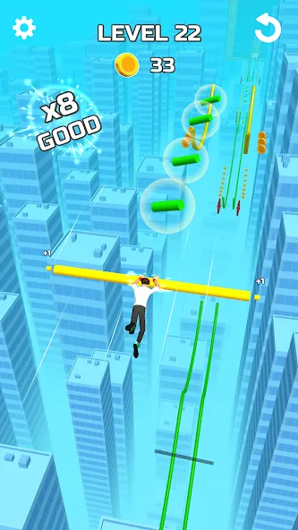 Stunt Rails [MOD: безлимитные деньги и все вагоны] Screenshot 1