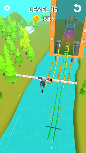 Stunt Rails [MOD: безлимитные деньги и все вагоны] Screenshot 2