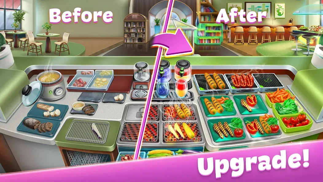 Cooking Fever: Restaurant Game [MOD: безлимитные монеты и все рестораны открыты] Screenshot 4