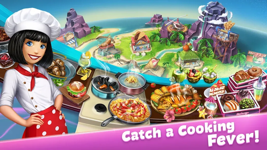 Cooking Fever: Restaurant Game [MOD: безлимитные монеты и все рестораны открыты] Screenshot 5