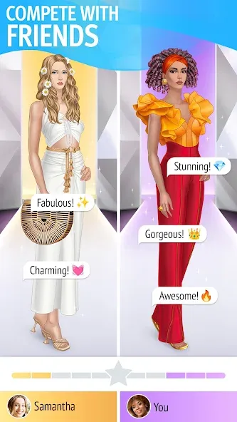 Pocket Styler: Fashion Stars [MOD: безлимитные деньги и все наряды] Screenshot 1