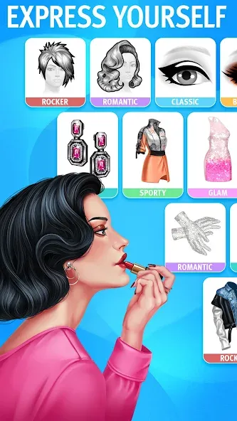 Pocket Styler: Fashion Stars [MOD: безлимитные деньги и все наряды] Screenshot 4