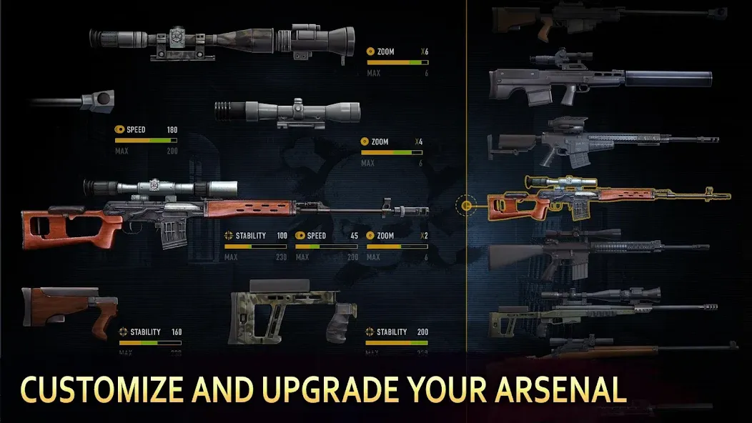 Sniper Arena: PvP Army Shooter [MOD: безлимитные деньги и оружие] Screenshot 2