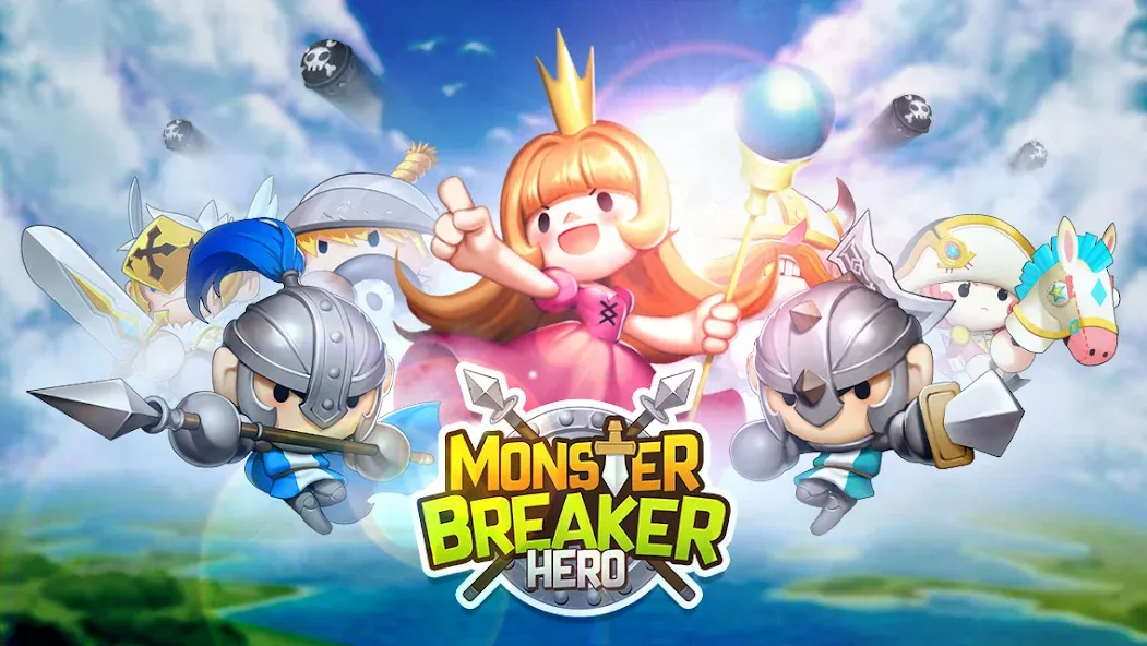 Monster Breaker Hero [MOD: безлимитные деньги и усиленные герои] Screenshot 1
