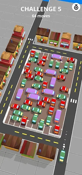 Car Parking Jam 3D: Move it! [MOD: без рекламы и все машины открыты] Screenshot 2
