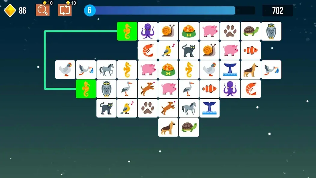 Pet Connect: Tile Puzzle Match [MOD: безлимитные монеты и подсказки] Screenshot 5