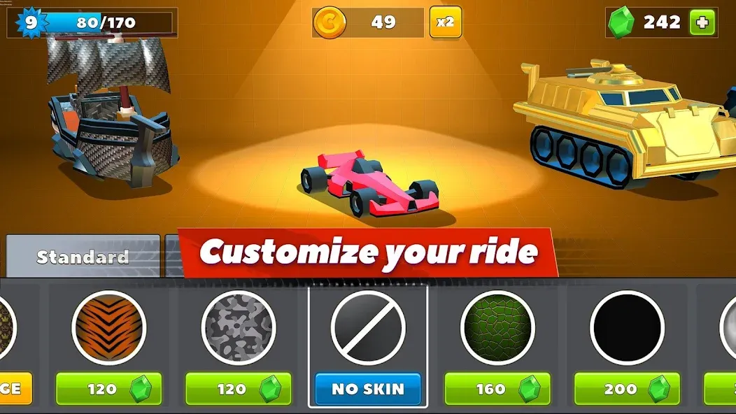 Crash of Cars [MOD: безлимитные монеты и разблокированы машины] Screenshot 2
