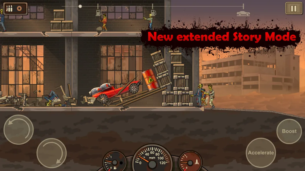 Earn to Die 2 [MOD: безлимитные деньги и топливо] Screenshot 2