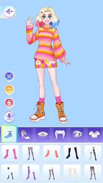 YoYa: Dress Up Fashion Girl [MOD: безлимитные монеты и все наряды] Screenshot 4