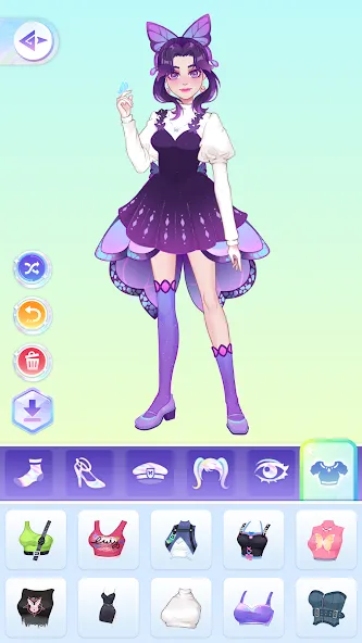 YoYa: Dress Up Fashion Girl [MOD: безлимитные монеты и все наряды] Screenshot 5