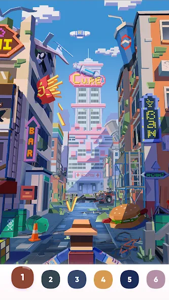 Color Time - Paint by Number [MOD: безлимитные подсказки и все раскраски открыты] Screenshot 5