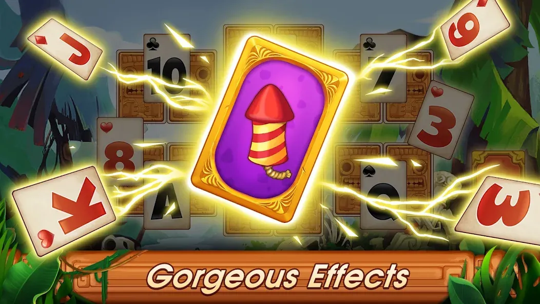 Solitaire Tripeaks: Card Games [MOD: безлимитные монеты, подсказки и отмены] Screenshot 2