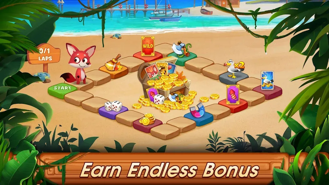 Solitaire Tripeaks: Card Games [MOD: безлимитные монеты, подсказки и отмены] Screenshot 5