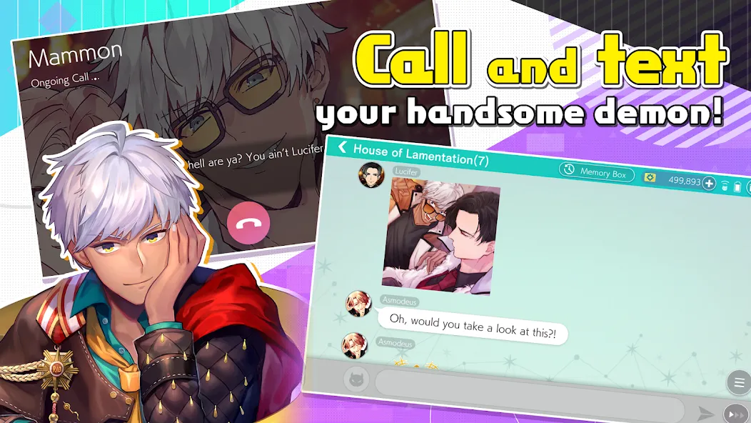 Obey Me! Anime Otome Sim Game [MOD: безлимитные деньги и подарки] Screenshot 1