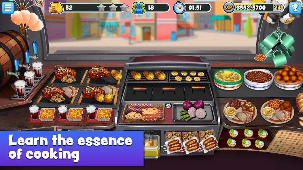 Food Truck Chef™ Cooking Games [MOD: много денег и все уровни открыты] Screenshot 1